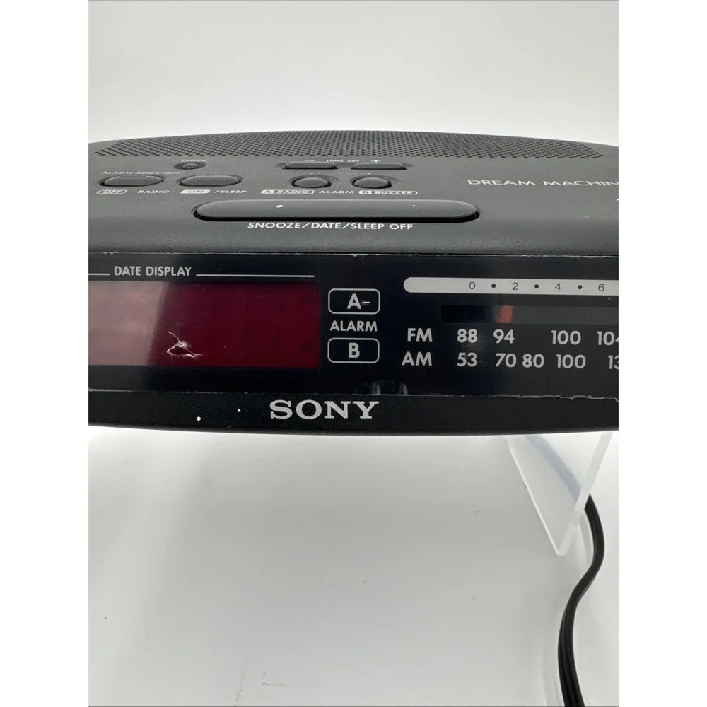 Sony Dream Machine ICF-C370 Alarm Clock-AM/FM‎ Tested Working